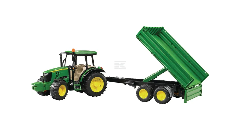 John Deere 5115M with Trailer