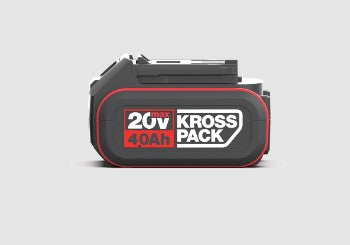 Kress Special Bundle! KG584 Kress 40 V brushless silent tech blower - with 4x 4.Ah Batteries and 1x 4 A Dual Port