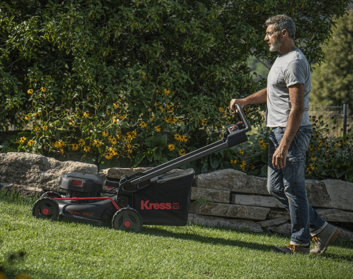 KG757E.9 Kress 60 V 46cm Brushless Self-Propelled Lawn Mower - Machine Only