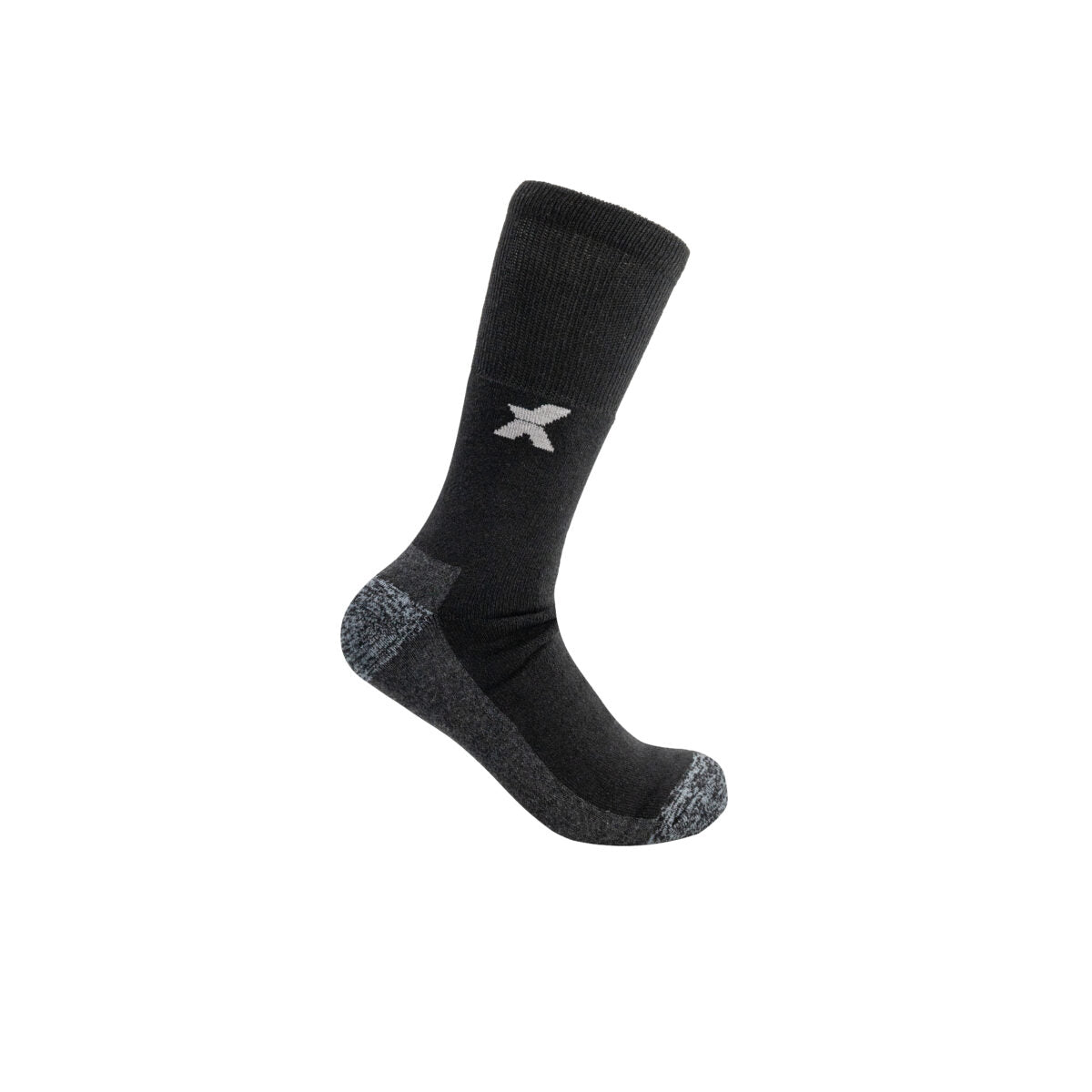 Xpert Core Comfort Work Socks 3 Pack - Black/Grey