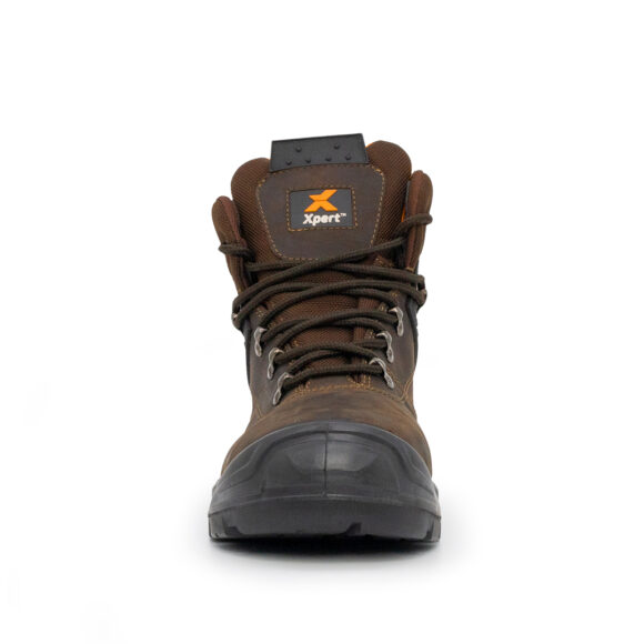 Xpert Warrior S3 Safety Laced Boots Brown