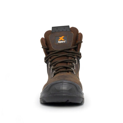 Xpert Warrior S3 Safety Laced Boots Brown