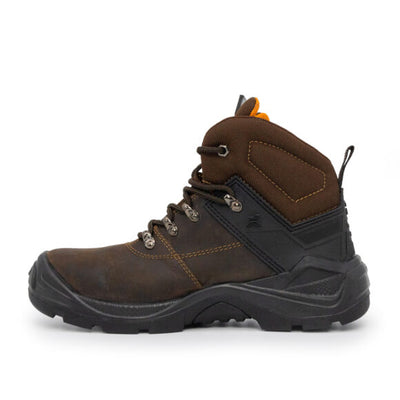 Xpert Warrior S3 Safety Laced Boots Brown