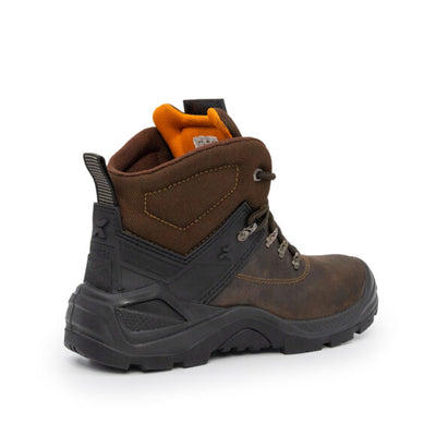 Xpert Warrior S3 Safety Laced Boots Brown