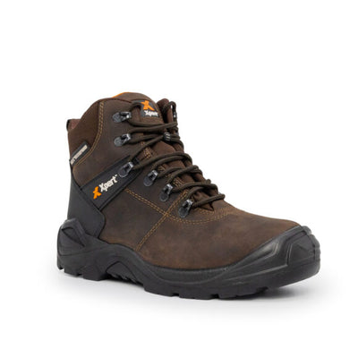 Xpert Typhoon S3 Safety Waterproof Boots Brown