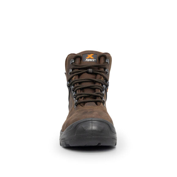 Xpert Typhoon S3 Safety Waterproof Boots Brown