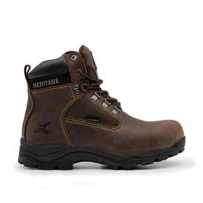 Xpert Heritage Legend S3 Safety Boots Brown