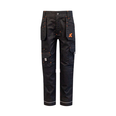 Kids Xpert Pro Junior Stretch Work Trouser - Black