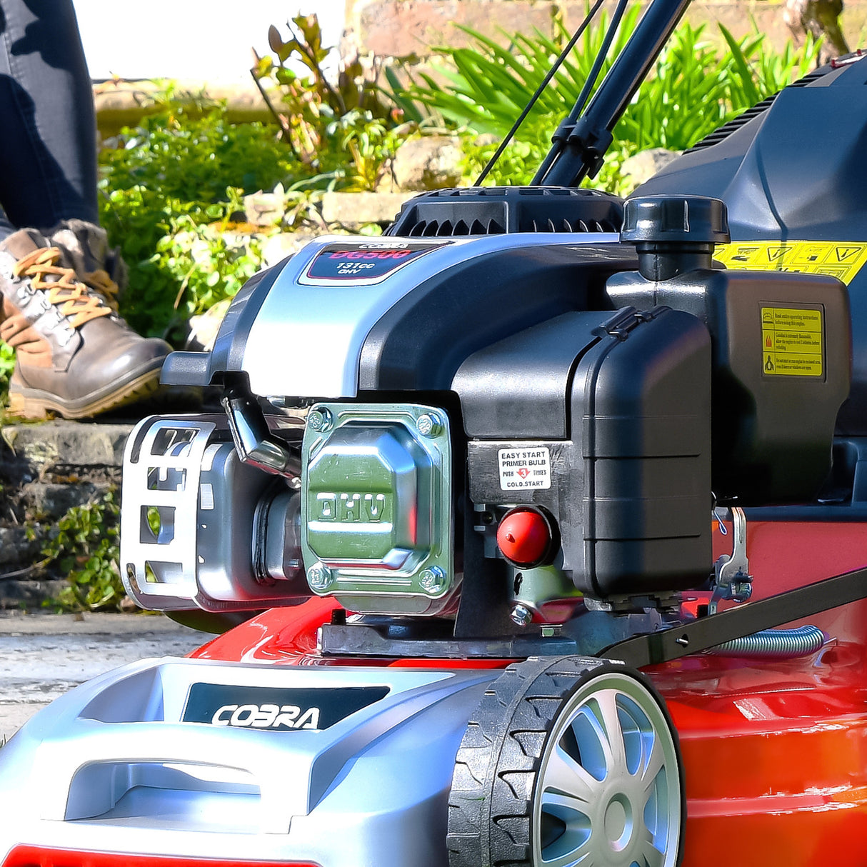 Cobra M46C Petrol Push Lawnmower 18"
