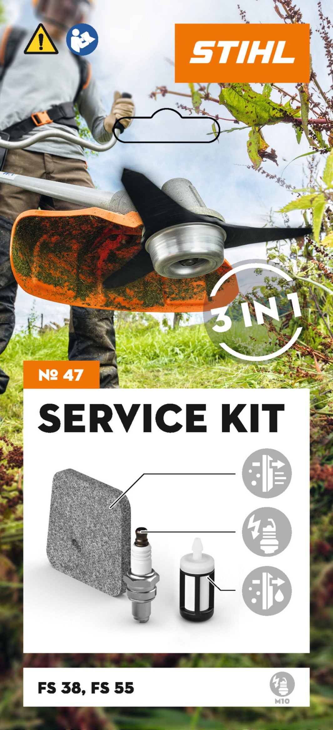 STIHL Service Kit 47: For FS38 and FS55 grass trimmers