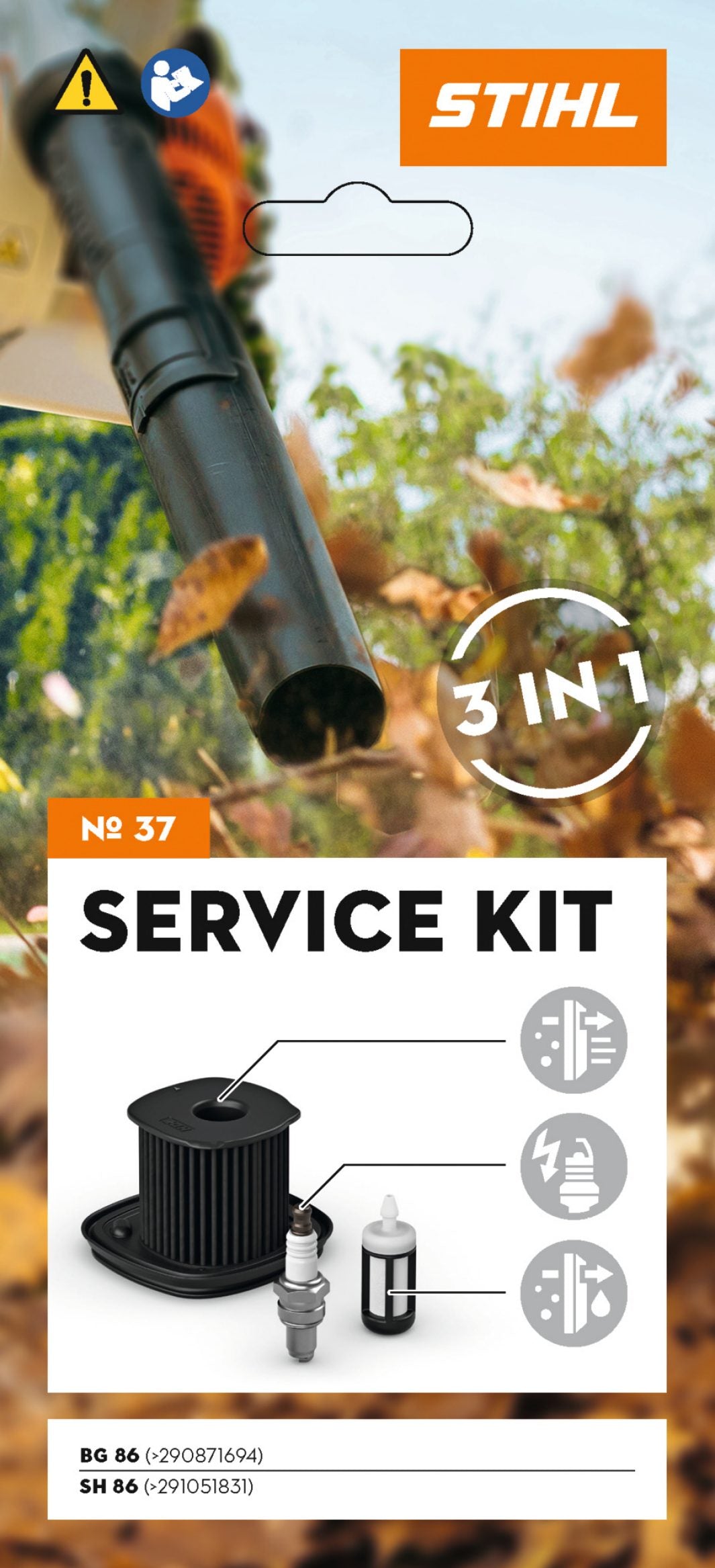 STIHL Service Kit 37: For BG86* and SH86*