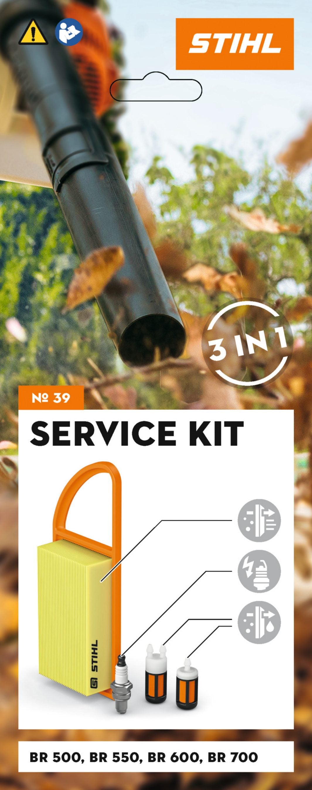 STIHL Service Kit 39: For BR500, BR550, BR 600 and BR700