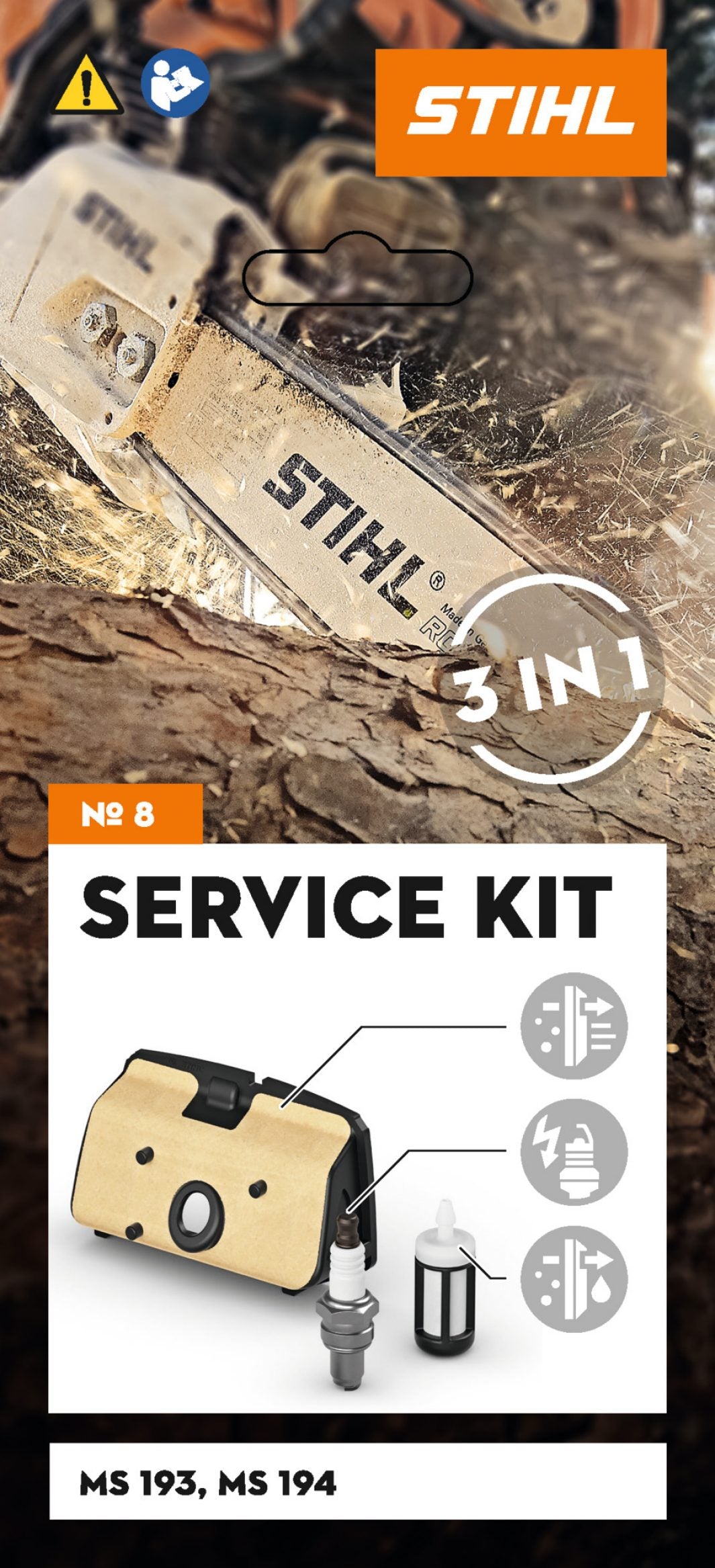 STIHL Service Kit 8: For MS193 and MS194