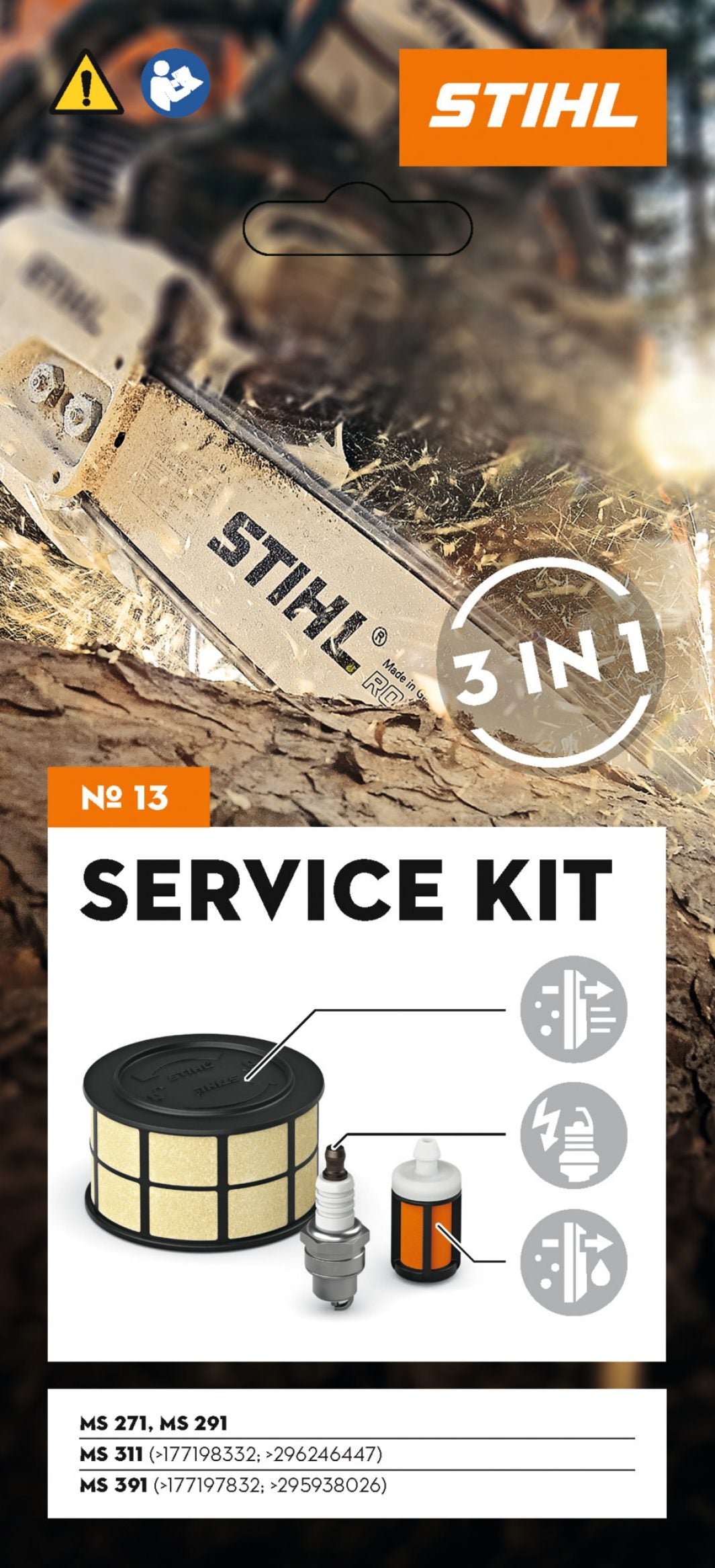 STIHL Service Kit 13: For MS271, MS291, MS311 and MS391