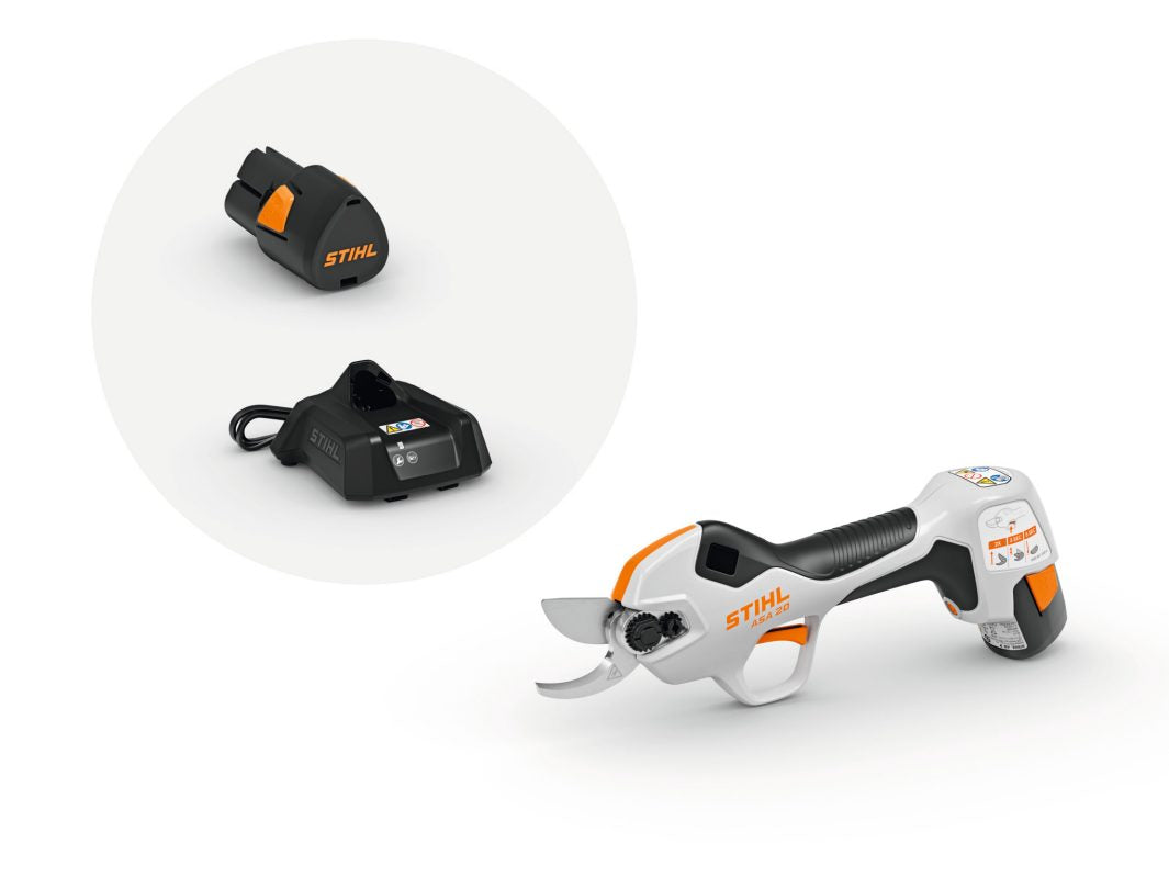 STIHL ASA20 Cordless Secateur Set - AS System (with AS2 Battery & Charger)