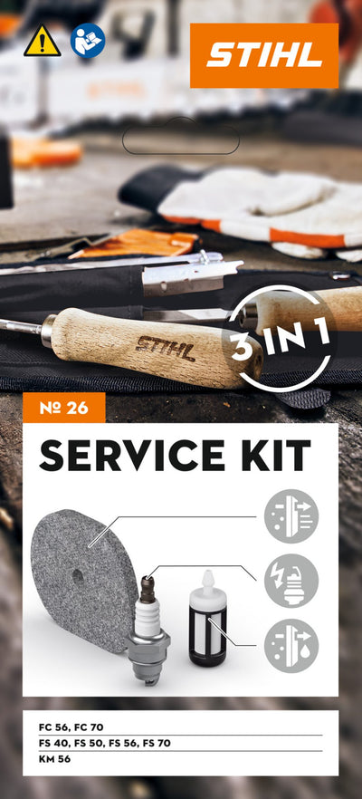 STIHL Service Kit 26: For  FS40, FS50, FS56, FS70, HT56 and KM56