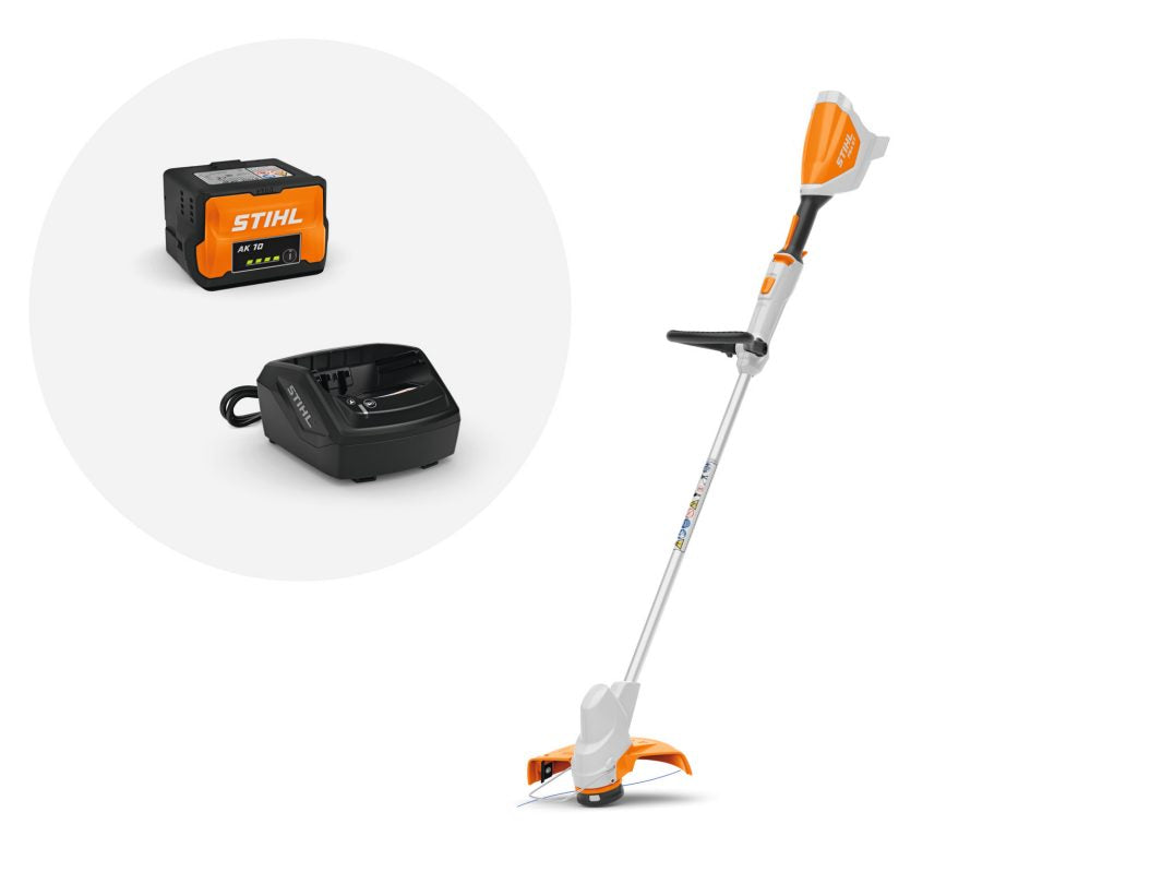 STIHL FSA57 Cordless Grass Trimmer - AK System (with AK10 Battery & Charger)