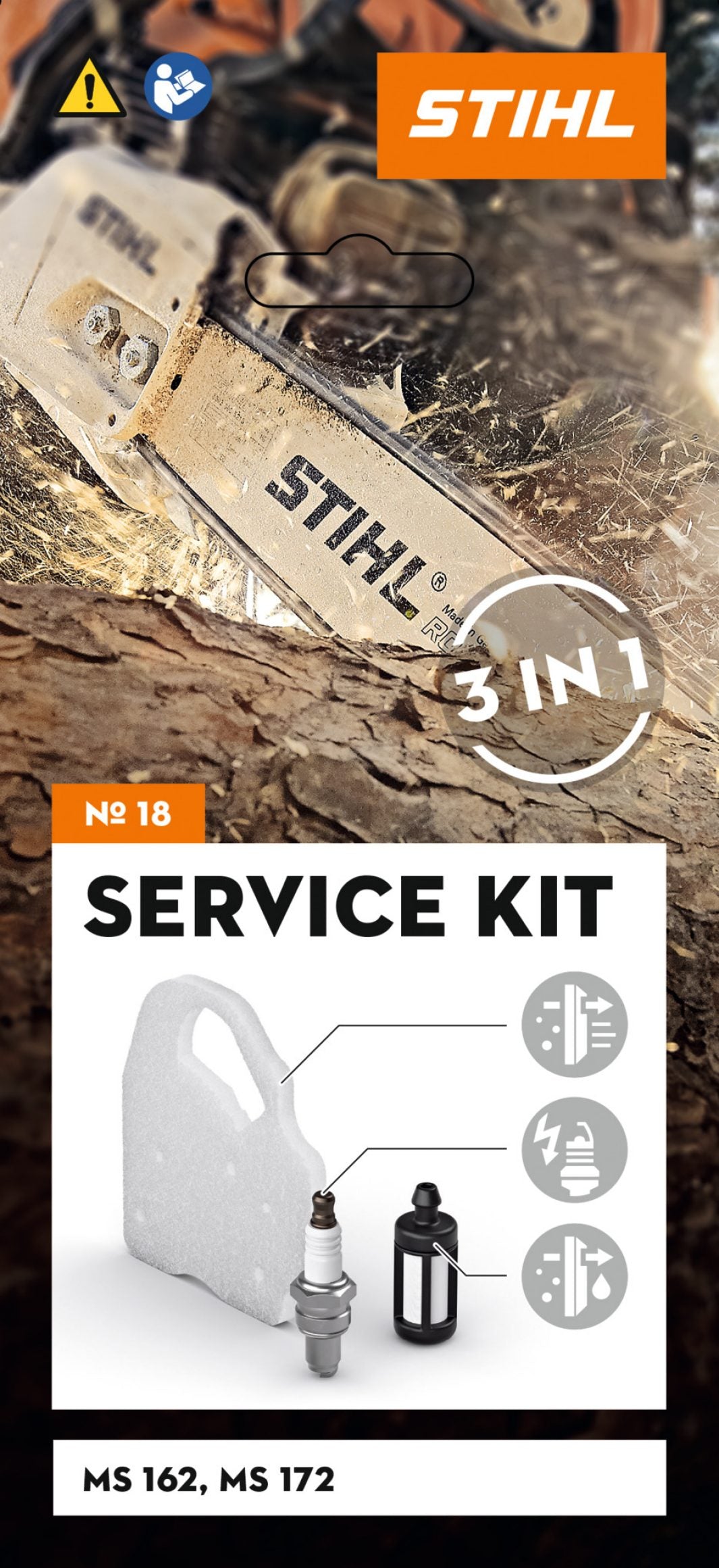 STIHL Service Kit 18: For MS162 and MS172