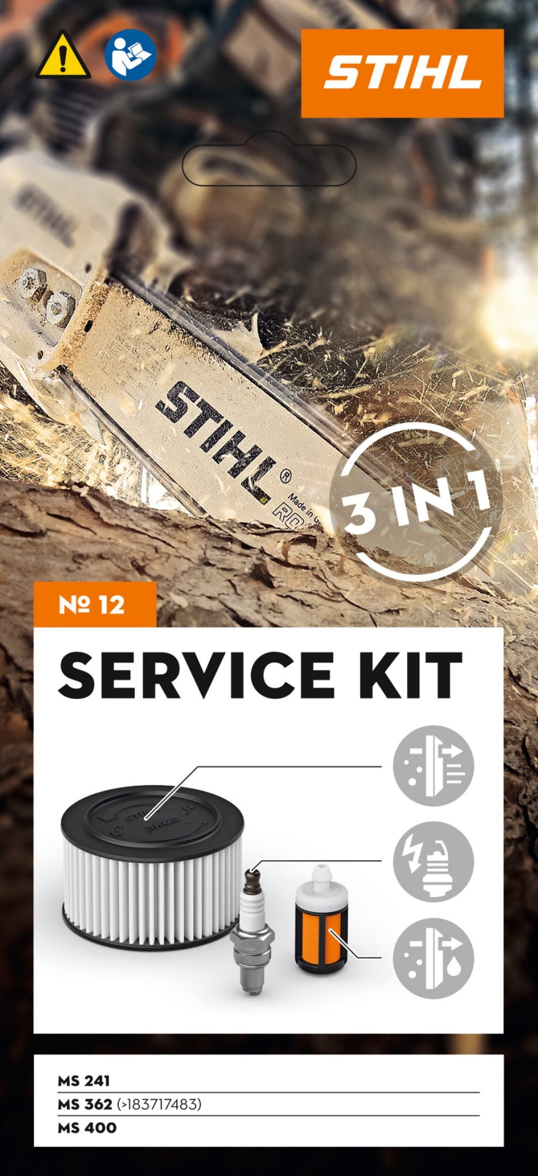 STIHL Service Kit 12: For MS 362 and MS 400