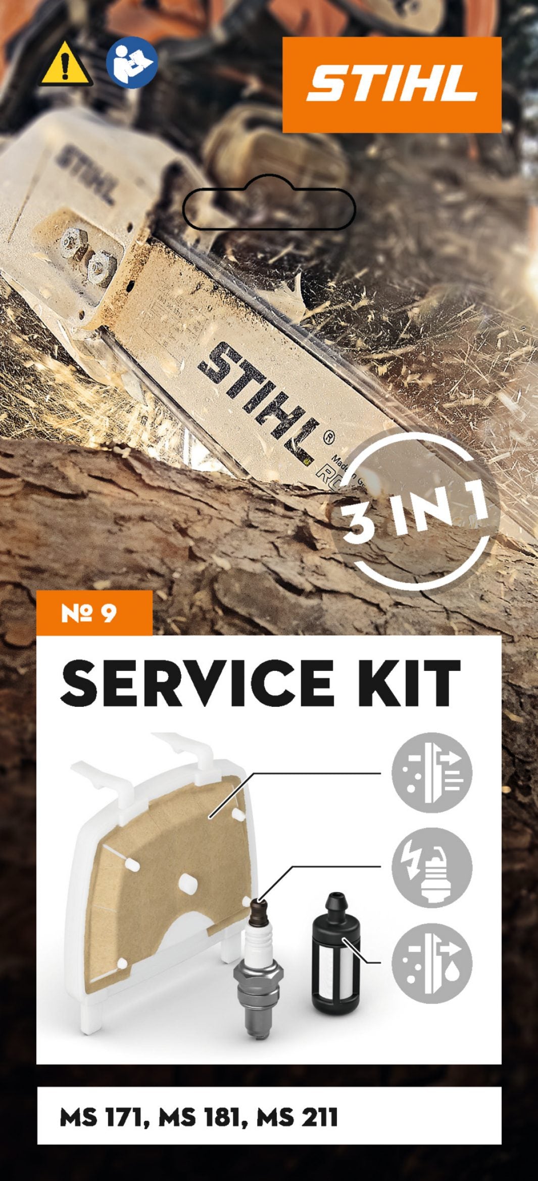 STIHL Service Kit 9: For MS171, MS181 and MS211