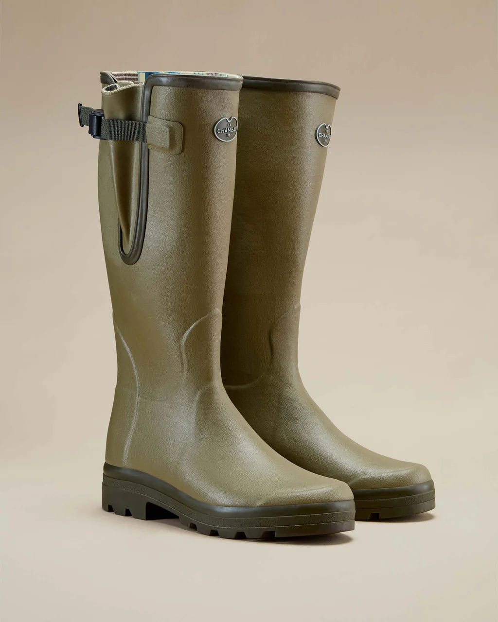 Le Chameau Men's Vierzon Jersey Lined Boot B200 - Vert Vierzon