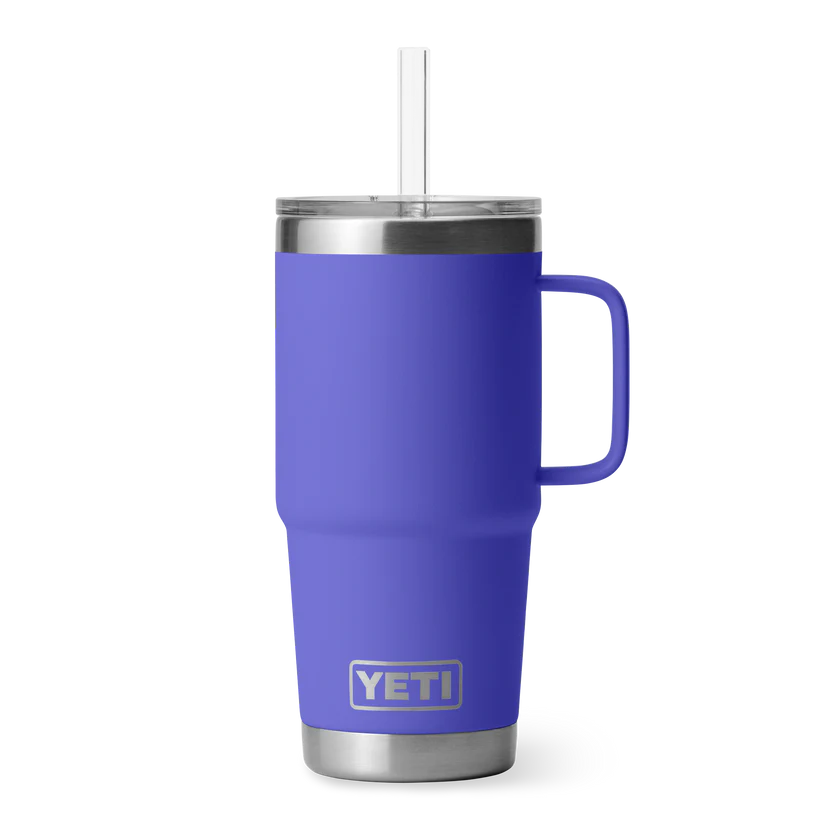 Yeti Rambler 25oz Straw Mug