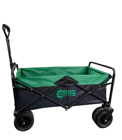 200KG Folding Wagon Heavy Duty Folding Trolley Cart Market Festival Car Boot