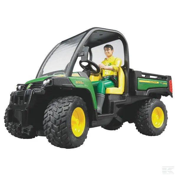 Bruder Toys John Deere Gator 855D With Driver