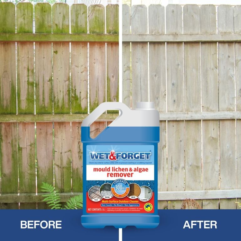 Wet & Forget Outdoor Mould, Lichen & Algae Remover 4L